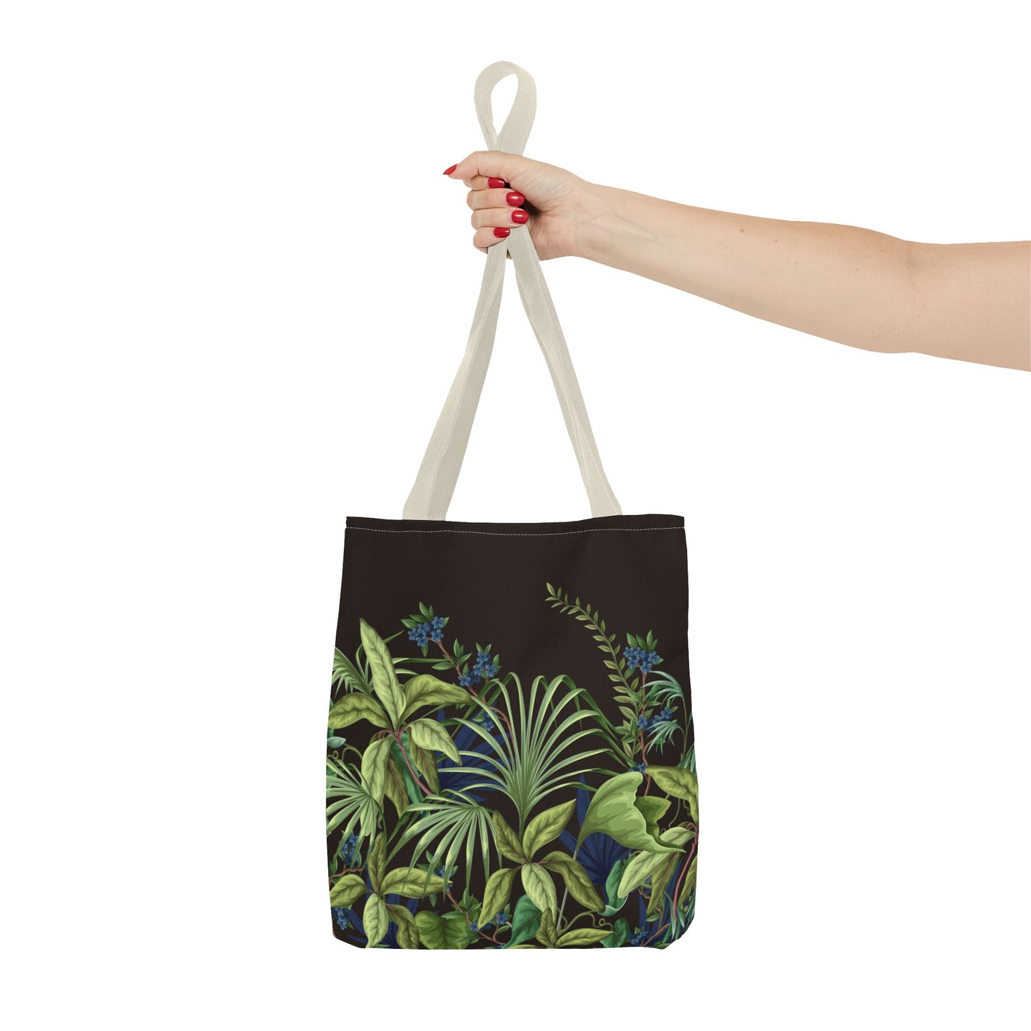 Tropical Midnight Jungle Tote Bag - 3 Sizes