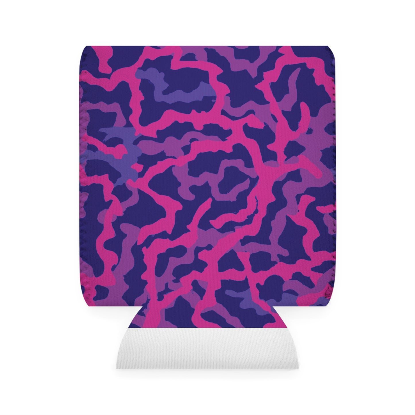 Coral Threads/Heatwave Can Cooler Sleeve - Perfect for Outdoor Picnics