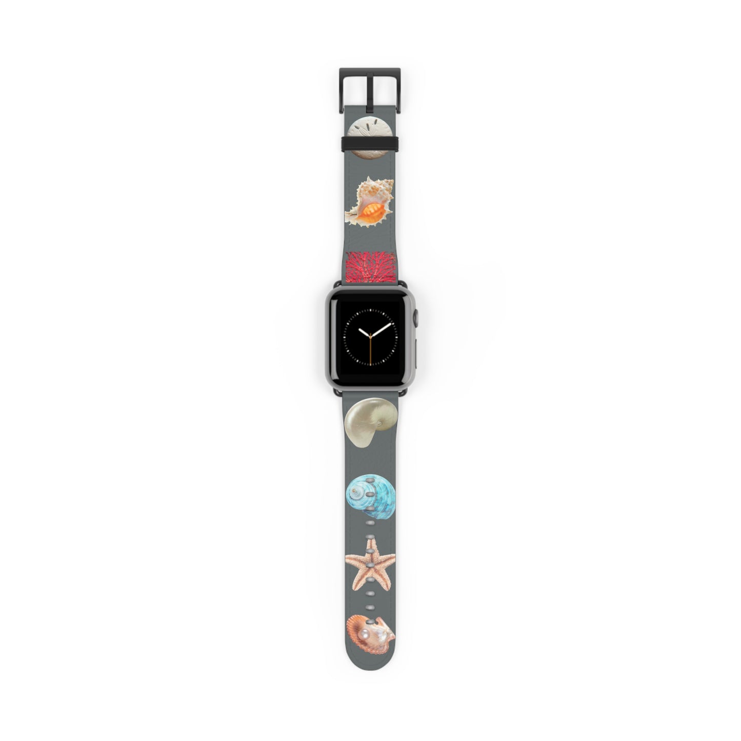 Apple Watch Band - Real Seashell Collection, grey