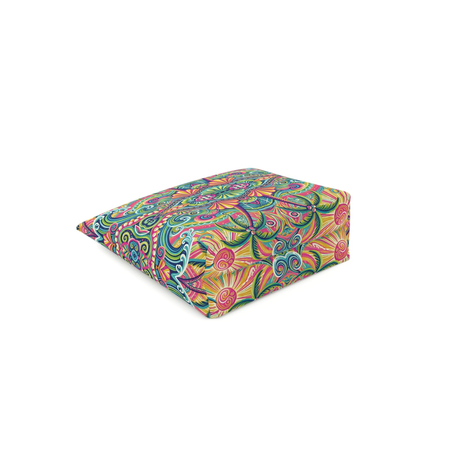 Tropical Cotton Cosmetic Bag, Makeup Pouch, 5 Sizes / Kaleido Bay