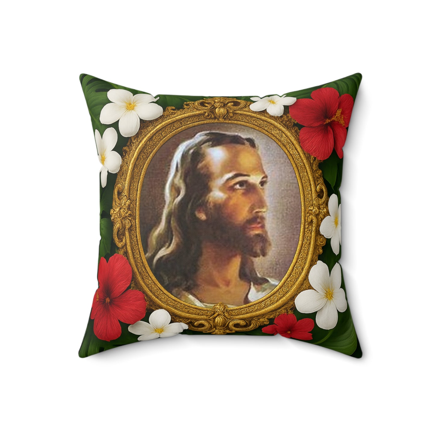 Religious Decorative Pillow - Accent Cushion, 4 Sizes / Head of Christ