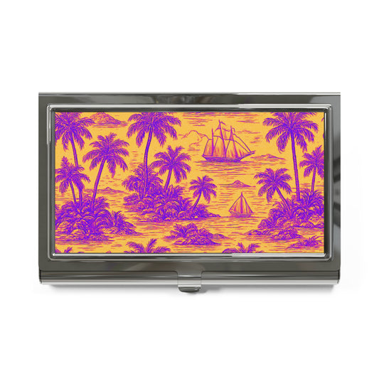 Business Card Holder/Case - Faraway Toile, Pop