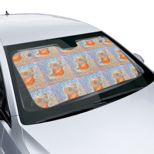 Tropical Car Sun Shades / Disco Conch Shell