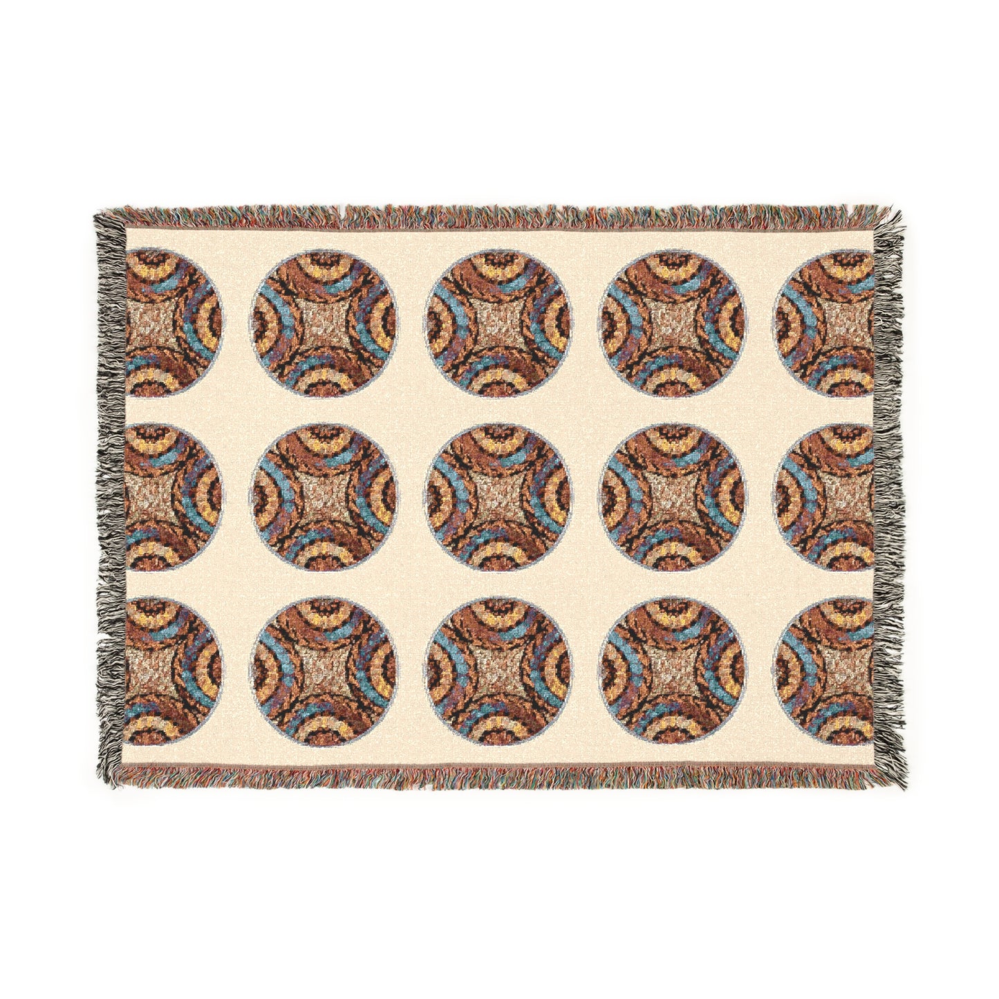 Real Butterfly Wings Woven Blanket, 3 Sizes - Tropical Home Decor