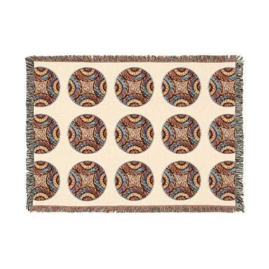 Real Butterfly Wings Woven Blanket, 3 Sizes - Tropical Home Decor