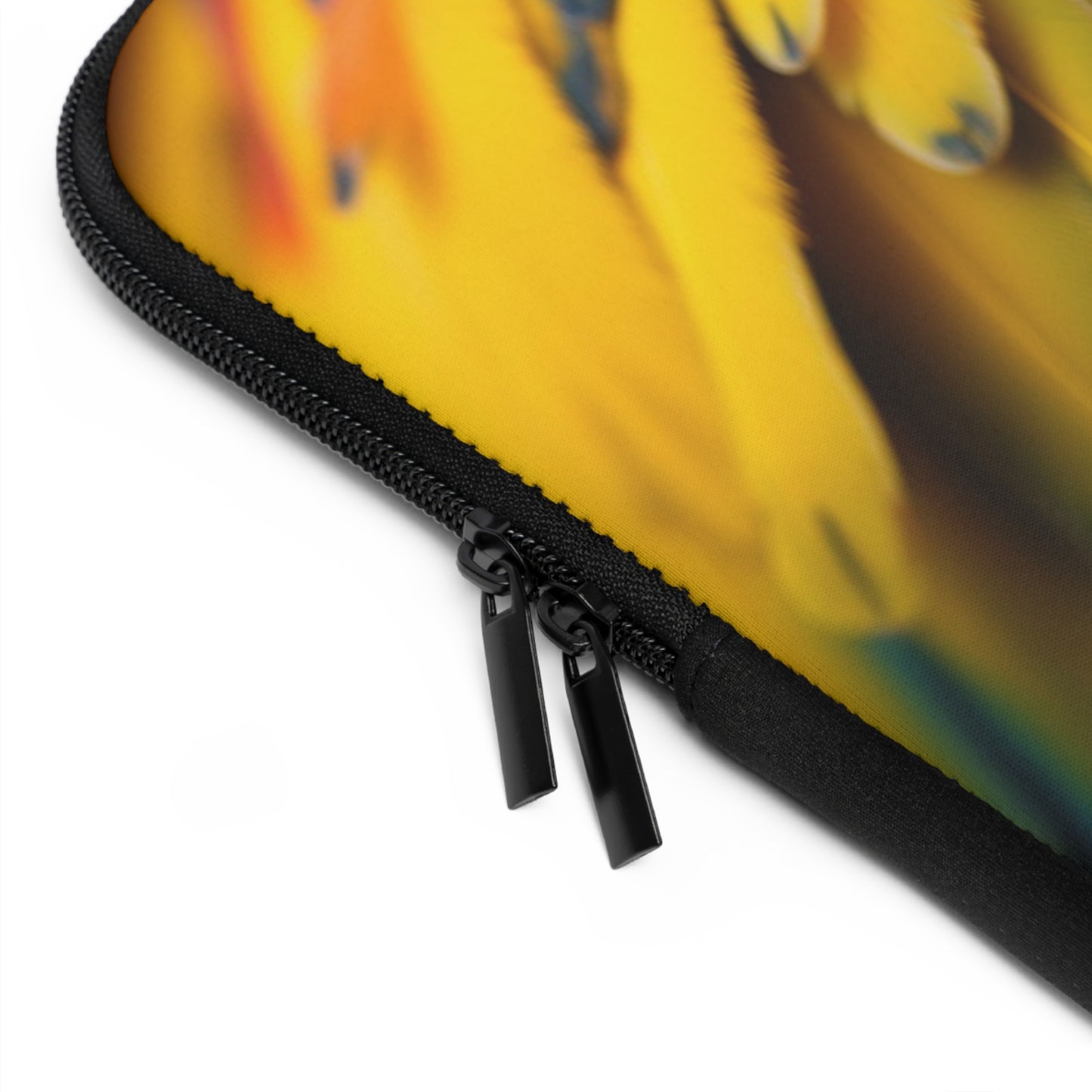Tropical Laptop Sleeve, 5 Sizes - Perfect for Bird Lovers & Students / Macaw Feathers