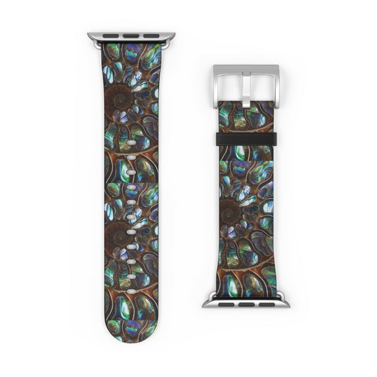Apple Watch Band - Ammonite and Abalone