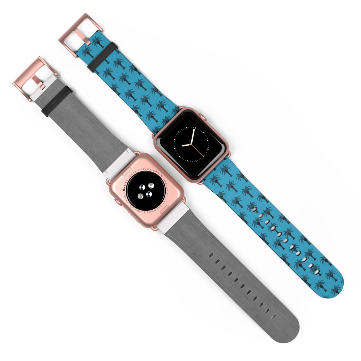 Apple Watch Band - Art Deco Palm, Repeat Turquoise