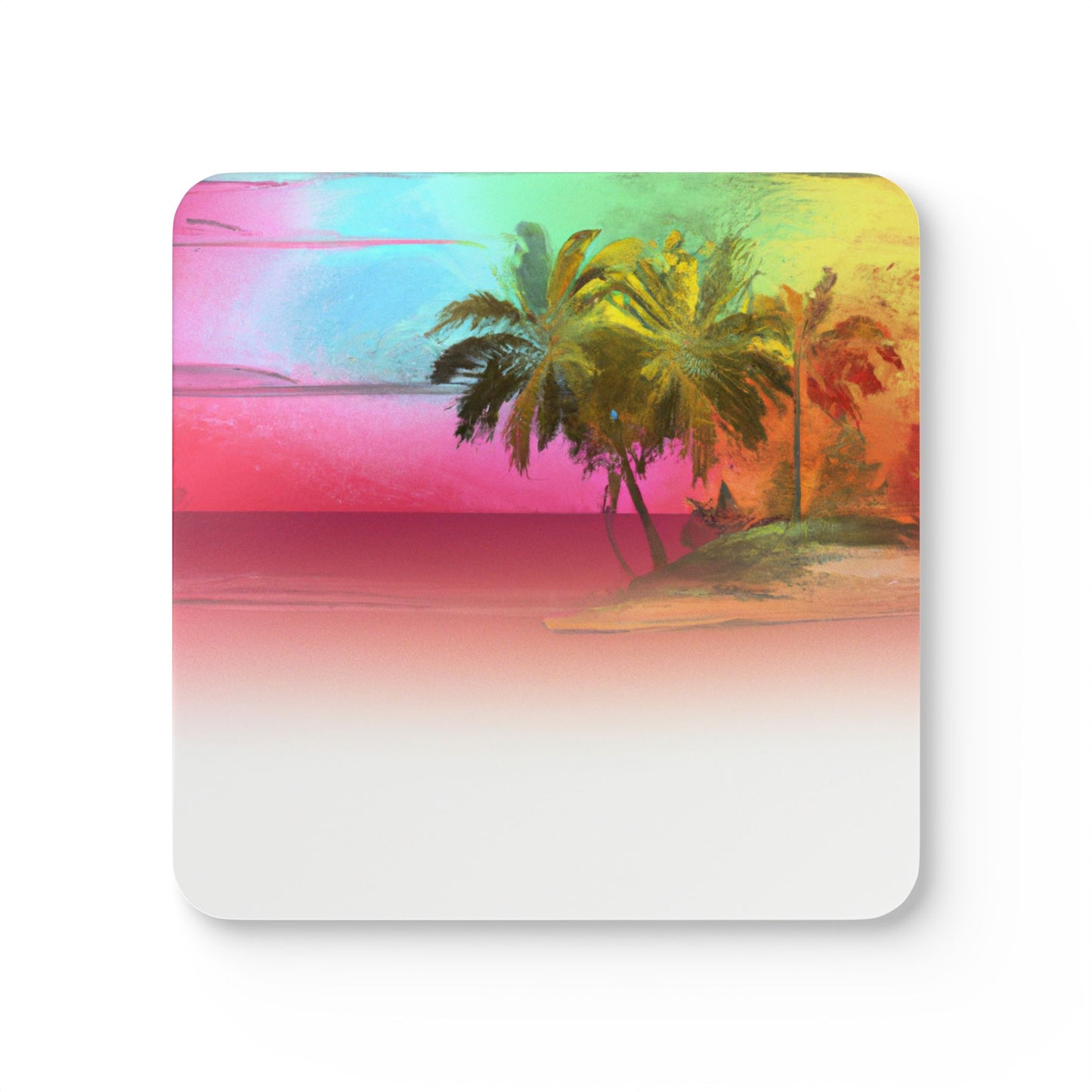 Four-piece Coaster Set - Watercolor Sunset