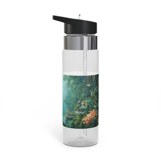 Tropical 20oz Tritan Sport Water Bottle -  Leakproof, Lightweight, BPA-Free / Another Day in Paradise