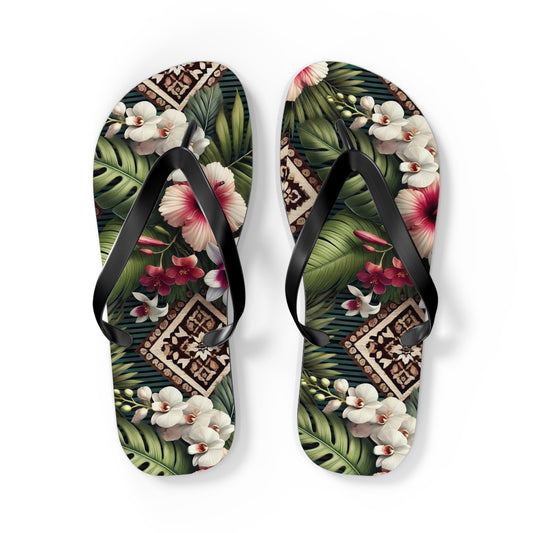 Flip Flops - Tiki Orchids