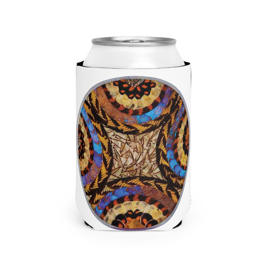 Real Exotic Butterfly Wing Art Can Cooler Sleeve - Perfect for Outdoor Picnics