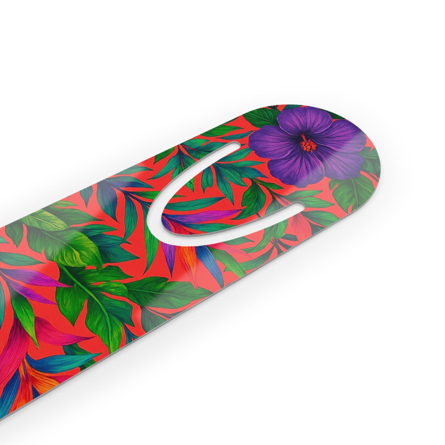 Bookmark - Aluminum, Midnight Flower Coral