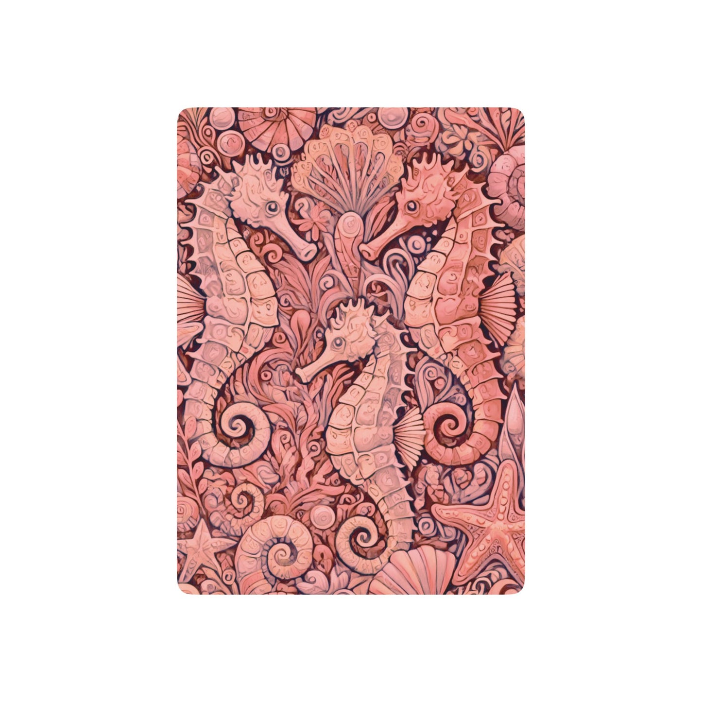 Poker Playing Cards - Seahorse Trio/Red