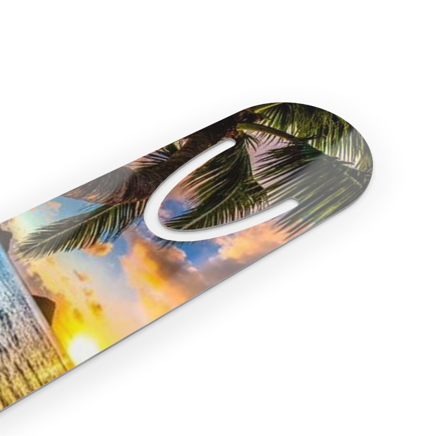 Bookmark - Aluminum, Hawaiian Beach Sunset