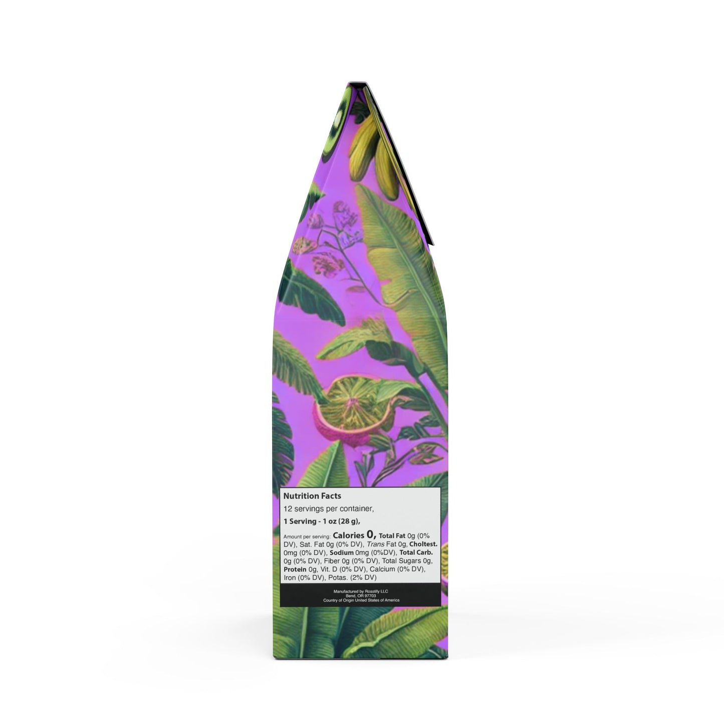 Black Coral Blend™ (Dark French Roast) Specialty Grade Craft Coffee / Palms and More Tropical Fruit, Lilac