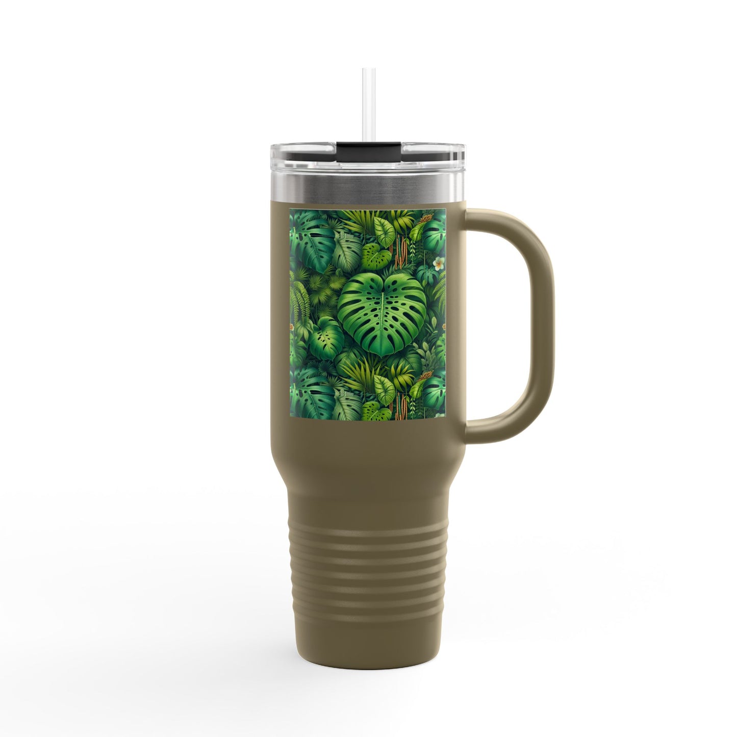 Insulated Travel Mug, 40oz / Rainforest Greenery - Perfect for Outdoor Adventures