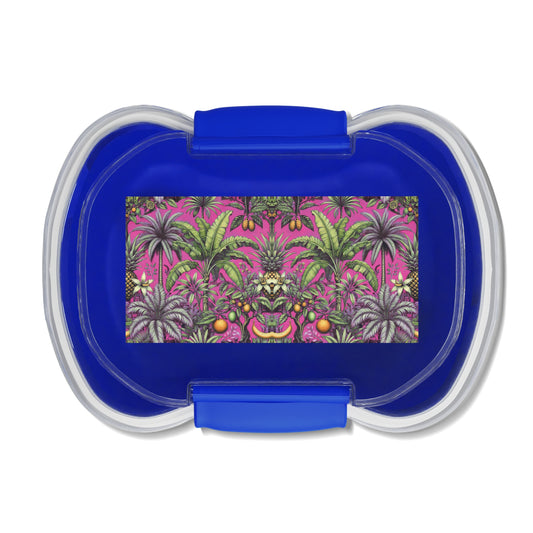 Tropical Fruit/Hot Pink Bento Box - Ideal for Lunches and Picnics