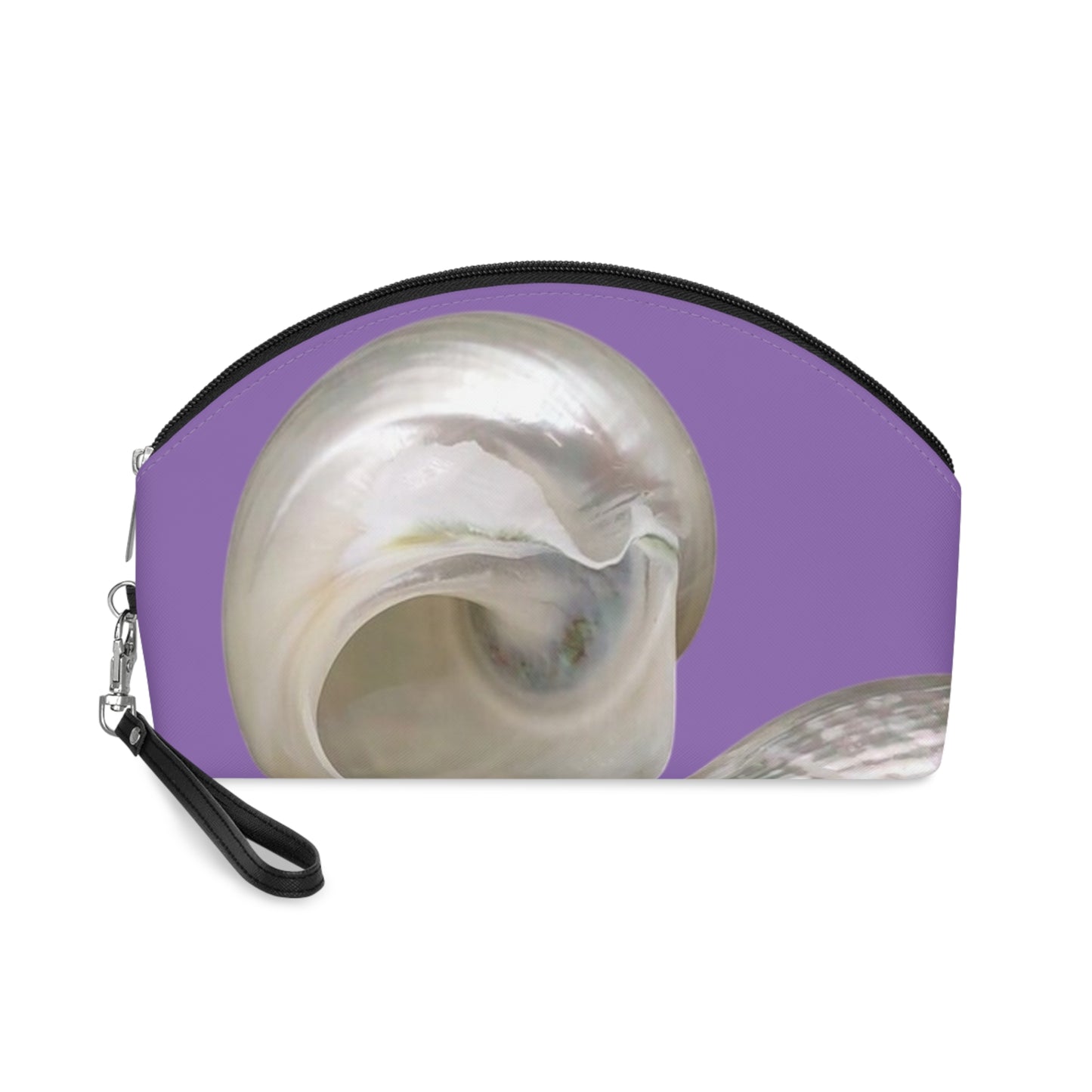 Makeup Bag - White Nautilus Trio. MACOO lt. purple