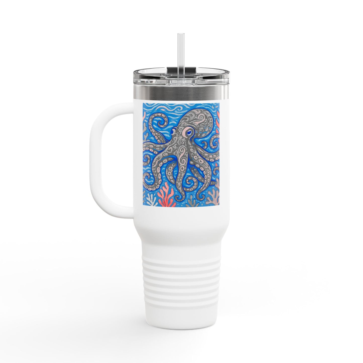 Kraken Joe/Slate Insulated Travel Mug - 40oz - Perfect for Outdoor Adventures