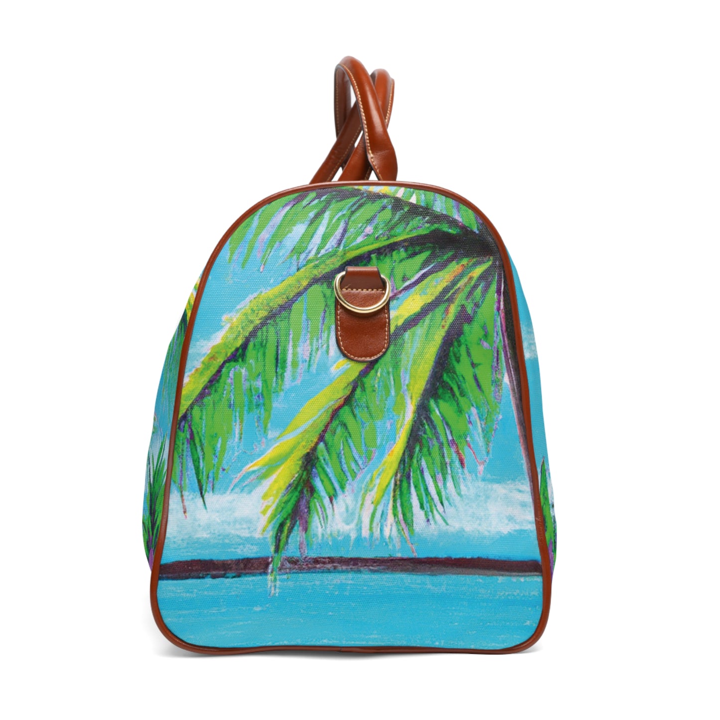 Tropical Waterproof Travel Bag - Perfect for Beach Getaways / Calm Beach