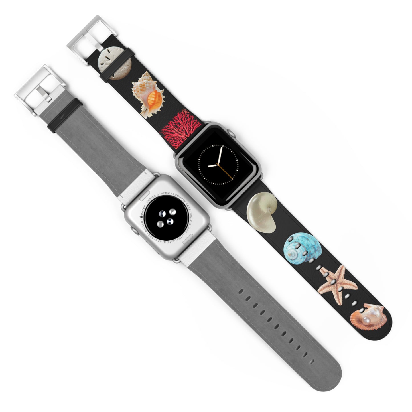 Apple Watch Band - Real Seashell Collection, black