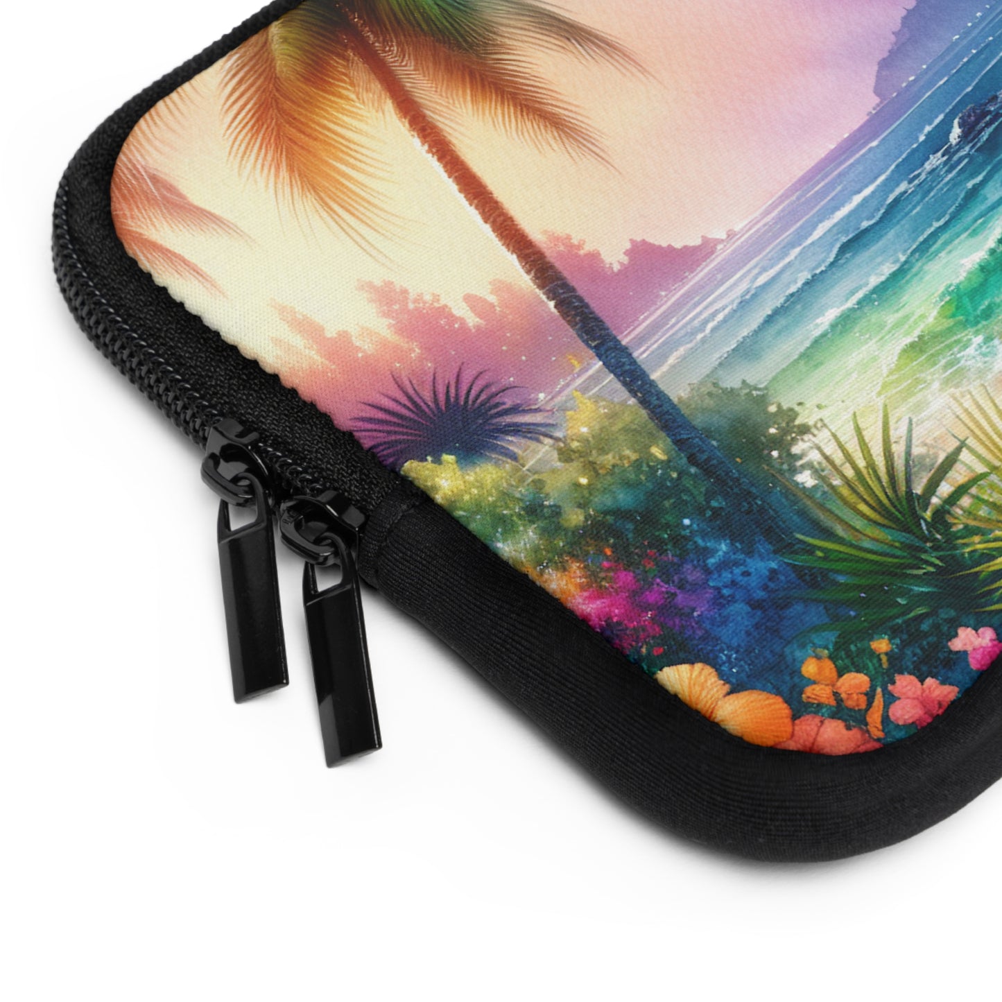 Tropical Laptop Sleeve, 5 Sizes - Perfect for Beach Lovers & Students / Bay of Peace