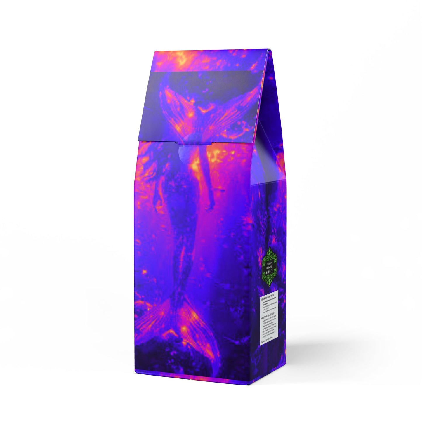 Black Coral Blend™ (Dark French Roast) Specialty Grade Craft Coffee / Solo Mermaid, Pop