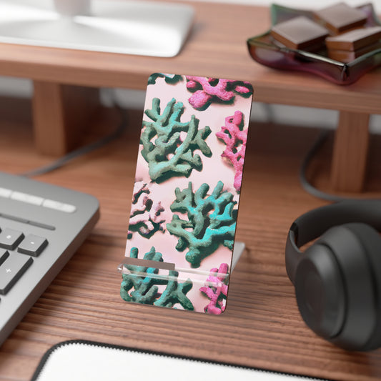 Mobile Display Stand for Smartphones, Corals Pink