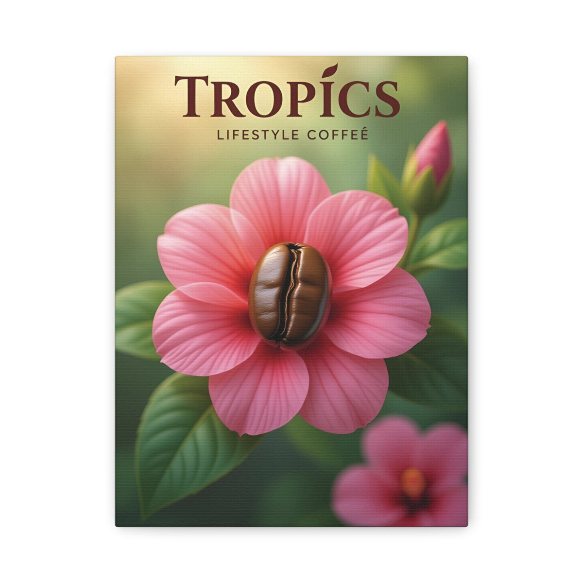 Tropical Matte Canvas ~ Coffee Bloom