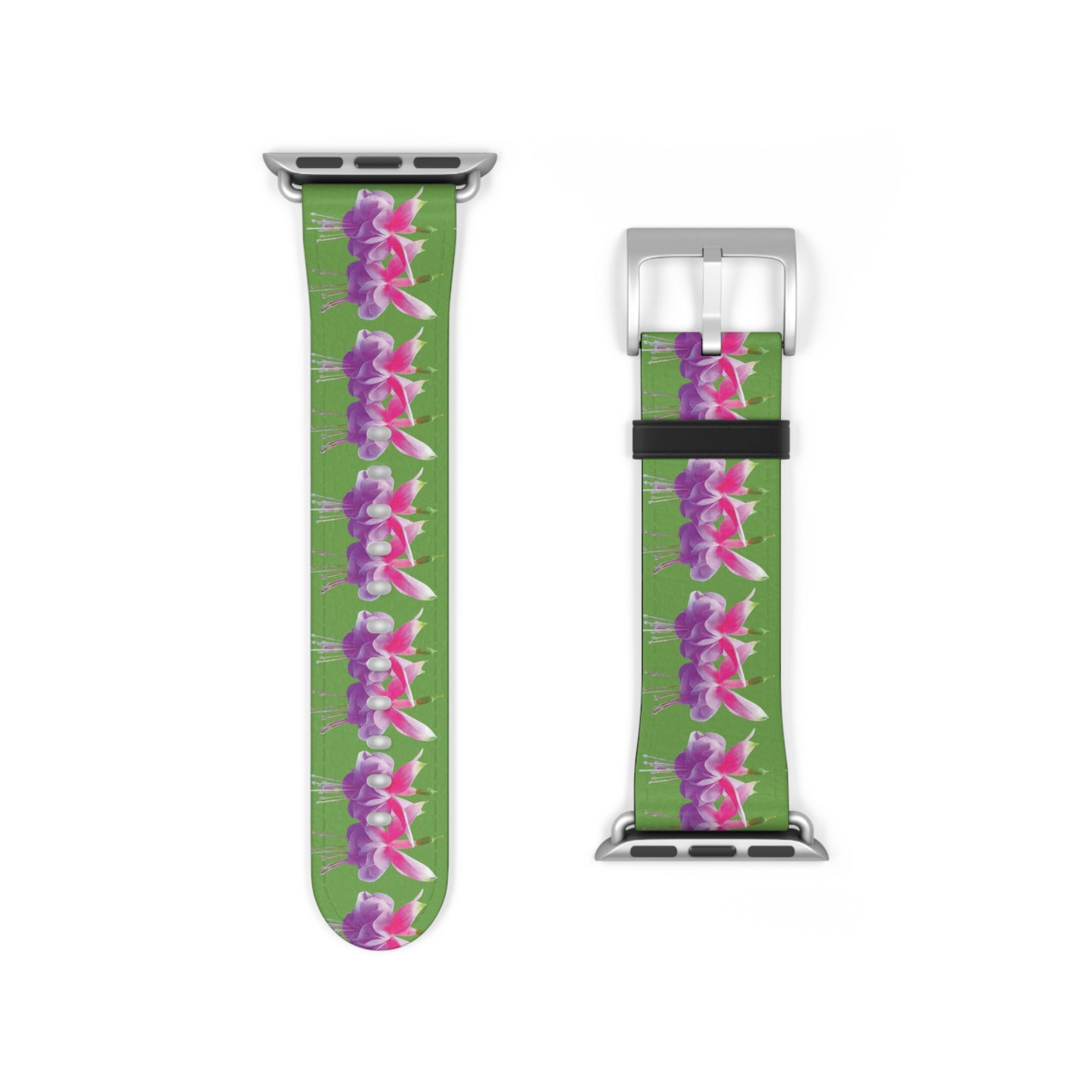 Apple Watch Band - Two Fuchsias, green