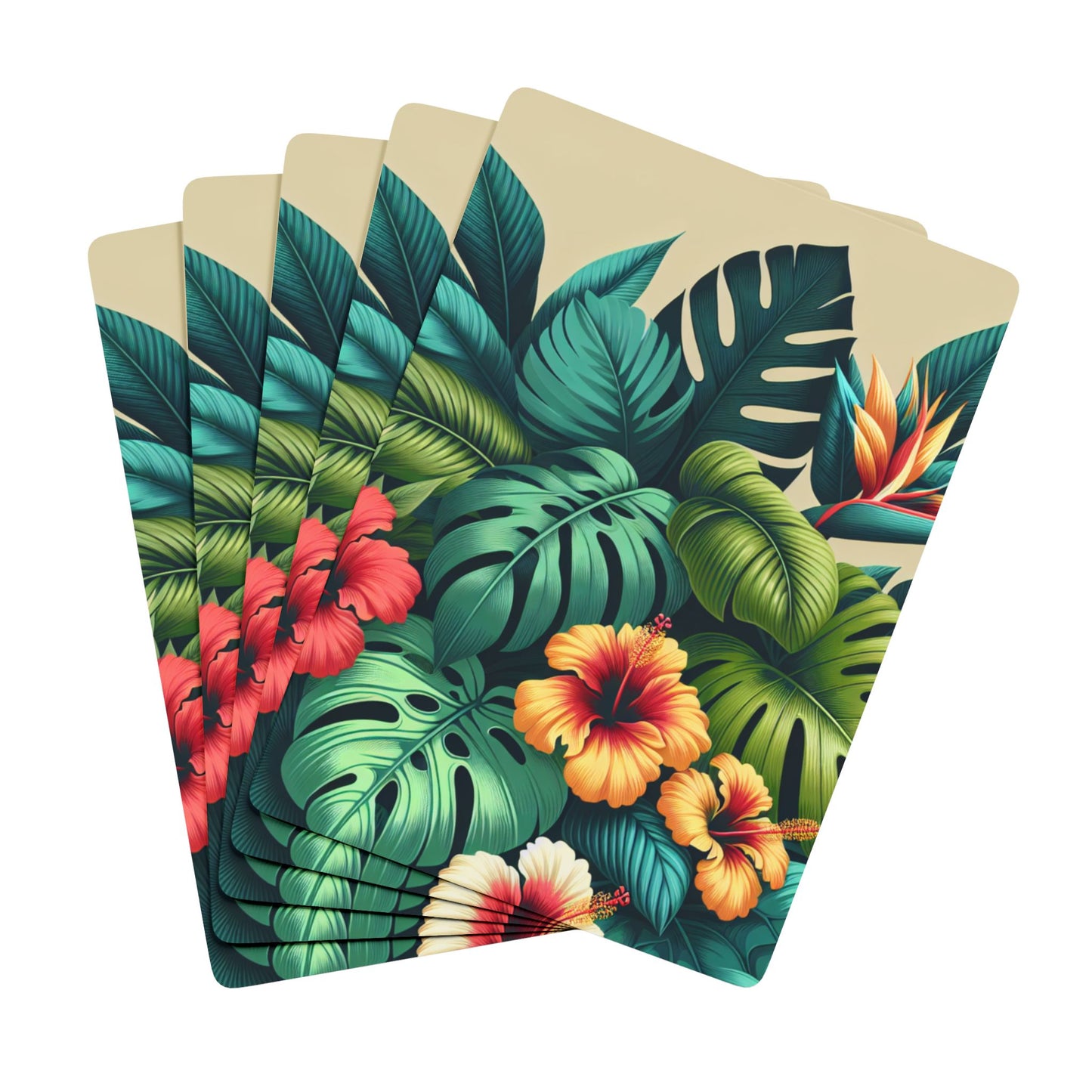 Poker Playing Cards -  Exotic Flora