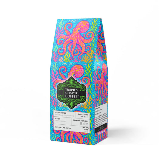 Palm Harvest Blend™ (Medium Roast) Specialty Grade Craft Coffee / Octopus Kraken Joe