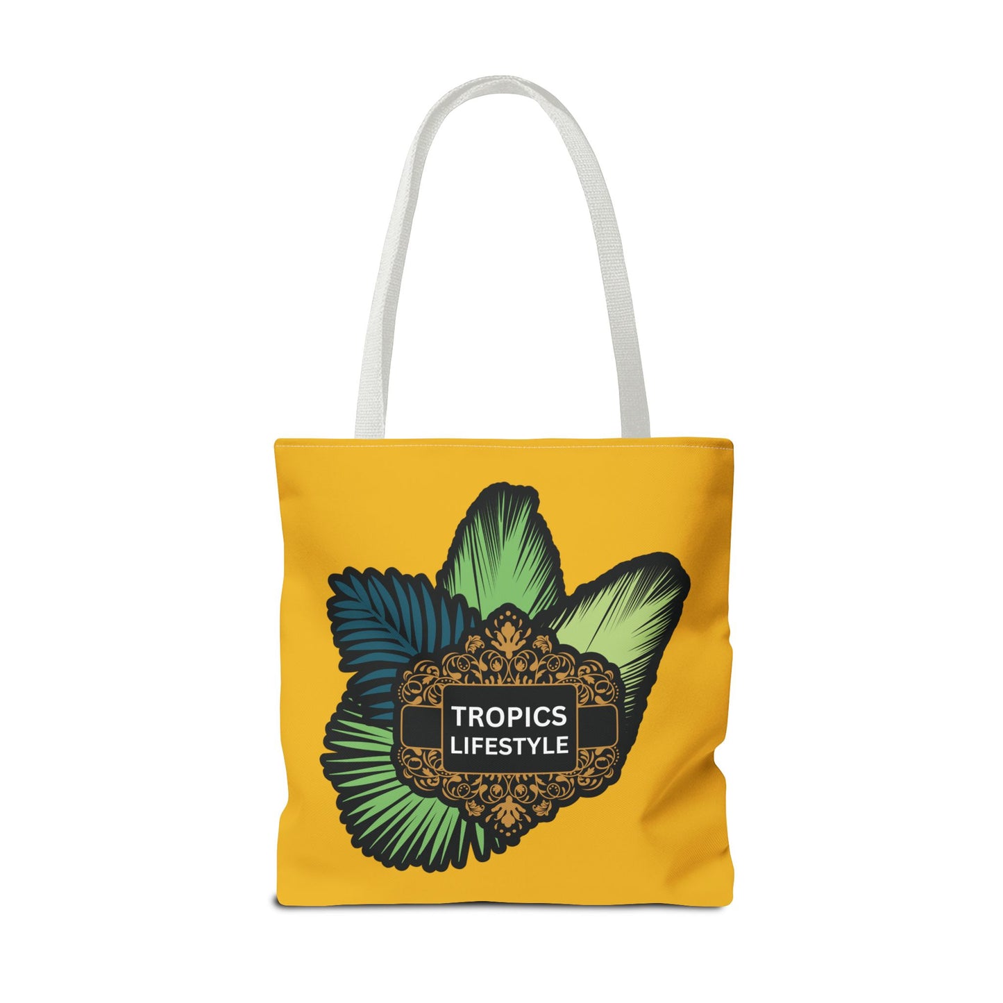 Elegant Tropics Lifestyle Logo Tote Bag - 3 Sizes, Yellow