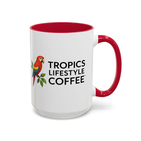 Tropics Lifestyle Coffee Mug — Colorful Parrot 11oz