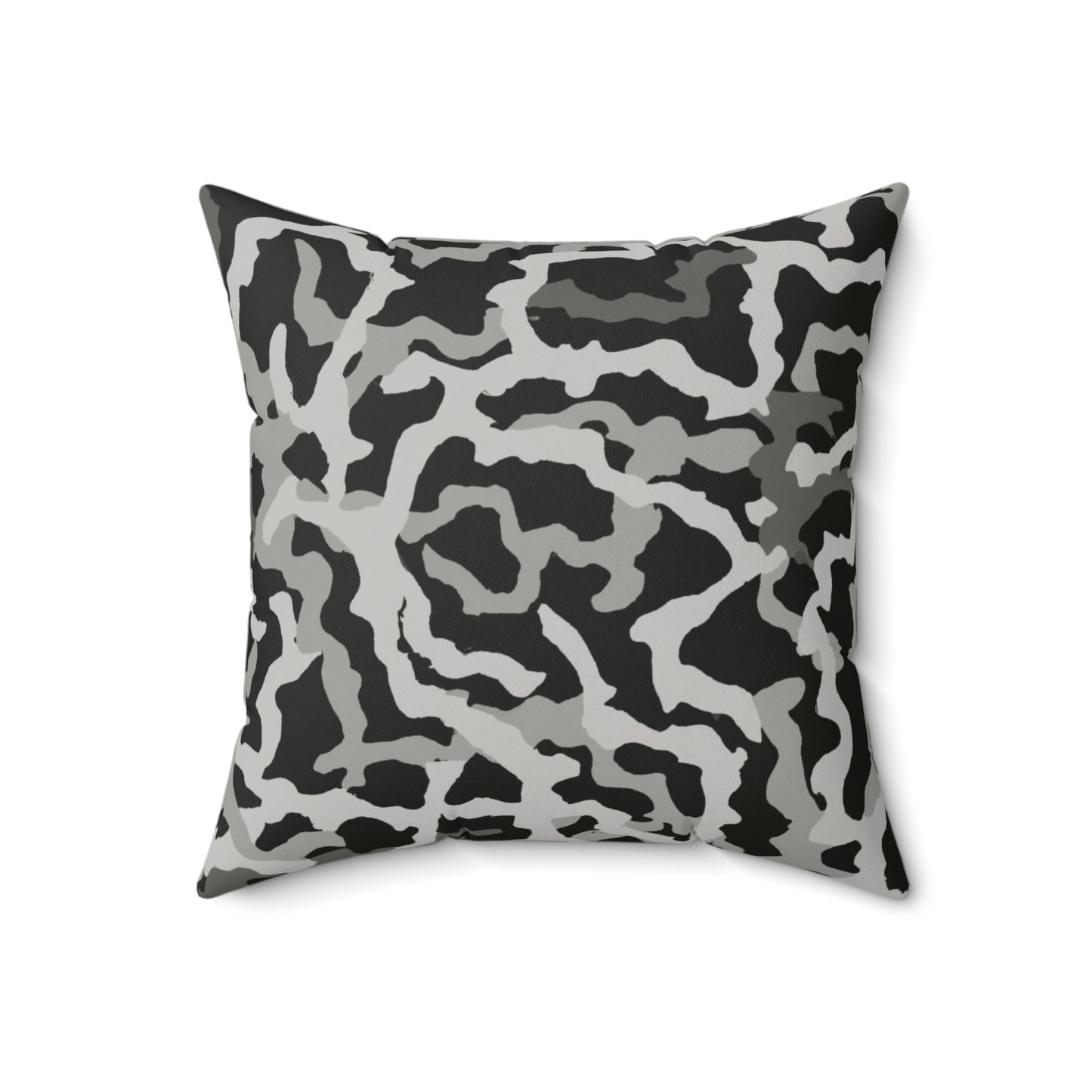 Decorative Pillow - Accent Cushion, 4 Sizes / Coral Threads, Noir