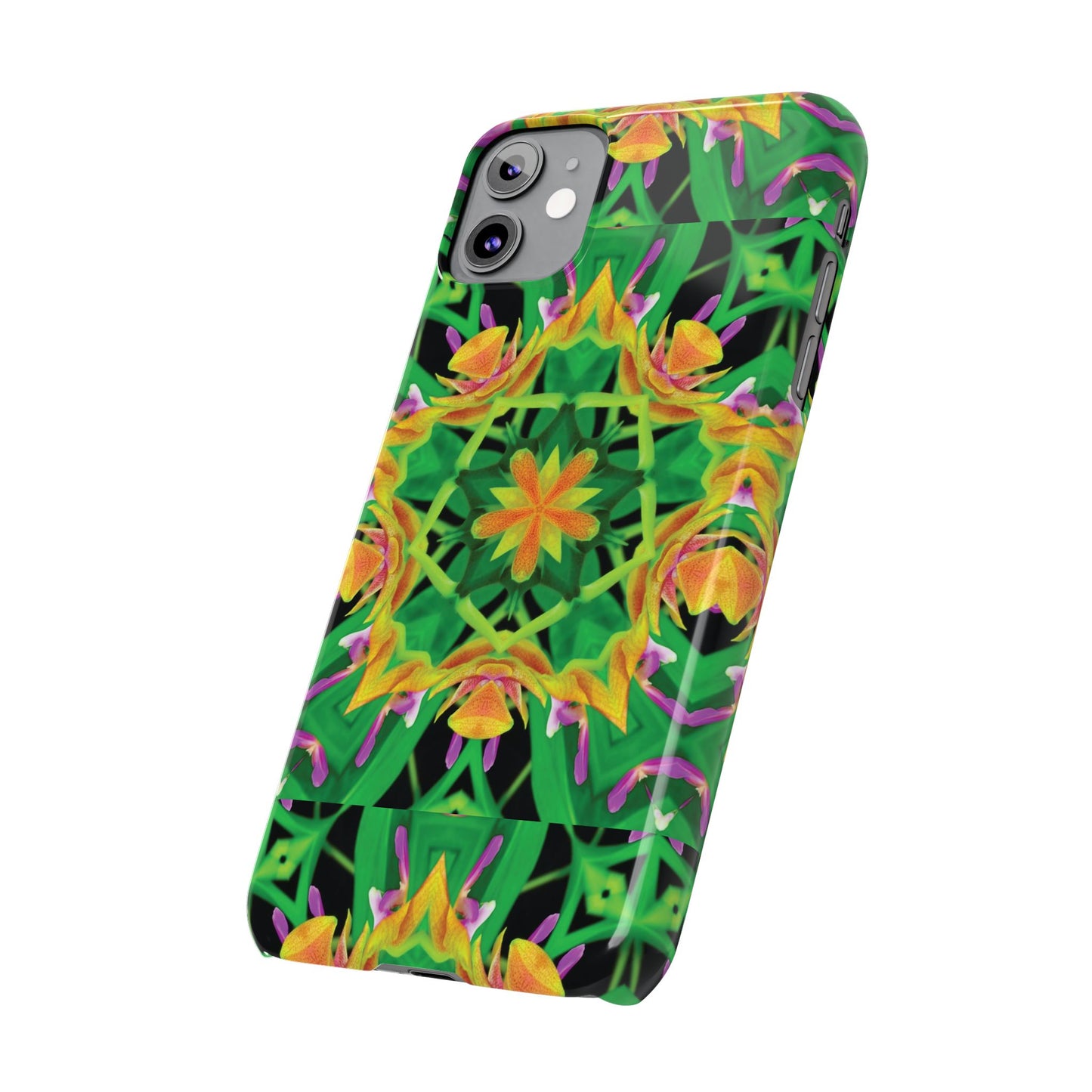 Slim Phone Cases - Orchid Kaleidoscope #2