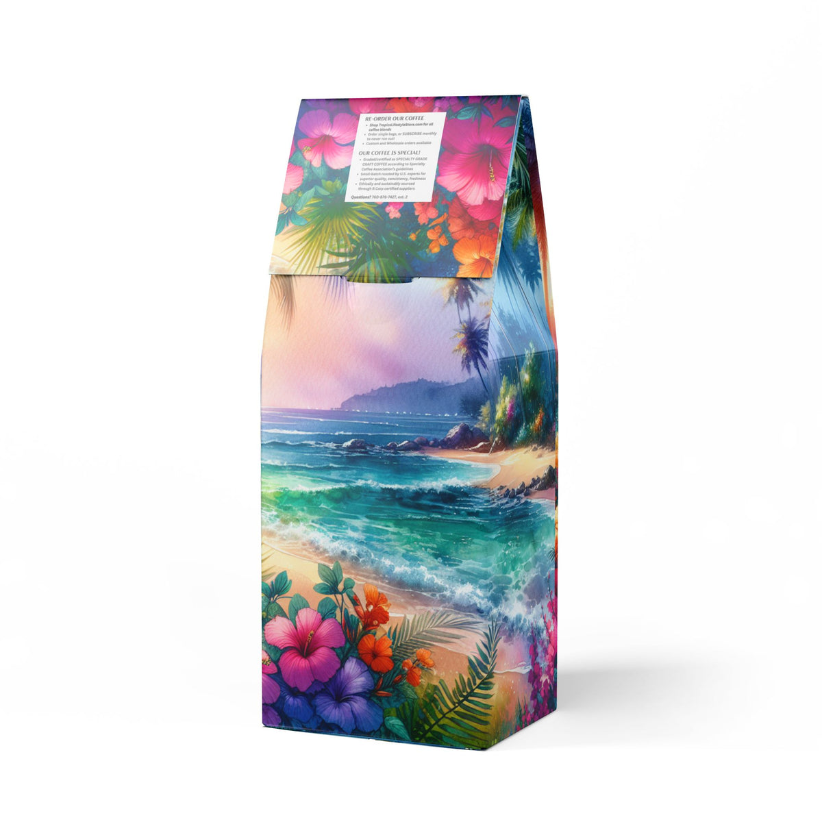 Midnight Surf Blend™ (Medium-Dark Roast) Specialty Grade Craft Coffee / Bay of Peace