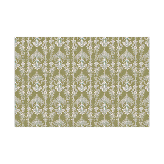 Gift Wrap Papers, Pearl Lady Toile / Green, 3 Sizes