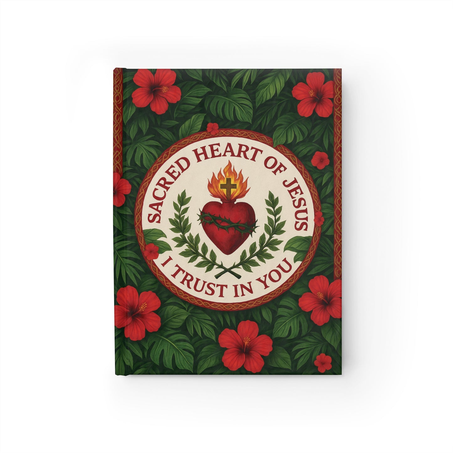 Religious Journal - 5" x 7" / Sacred Heart of Jesus Prayer