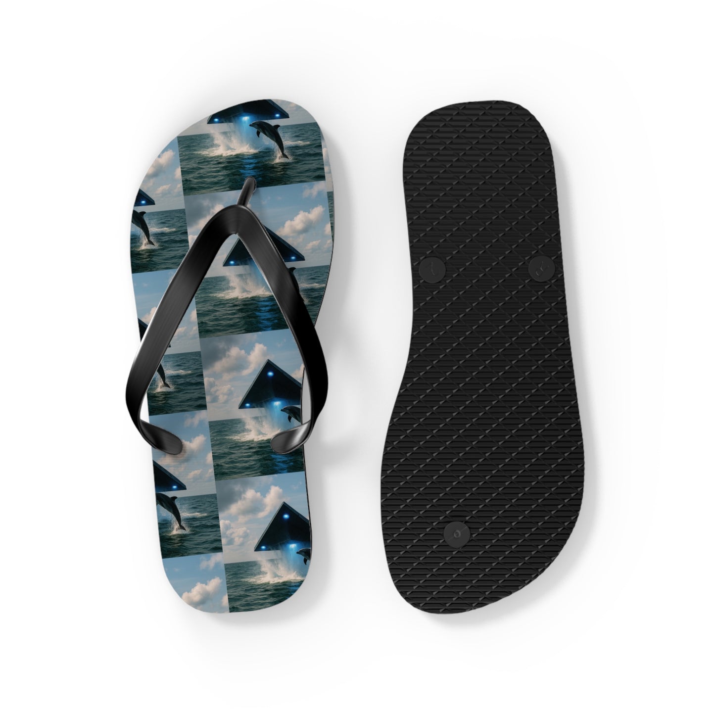 Flip Flops - UFO and Dolphin