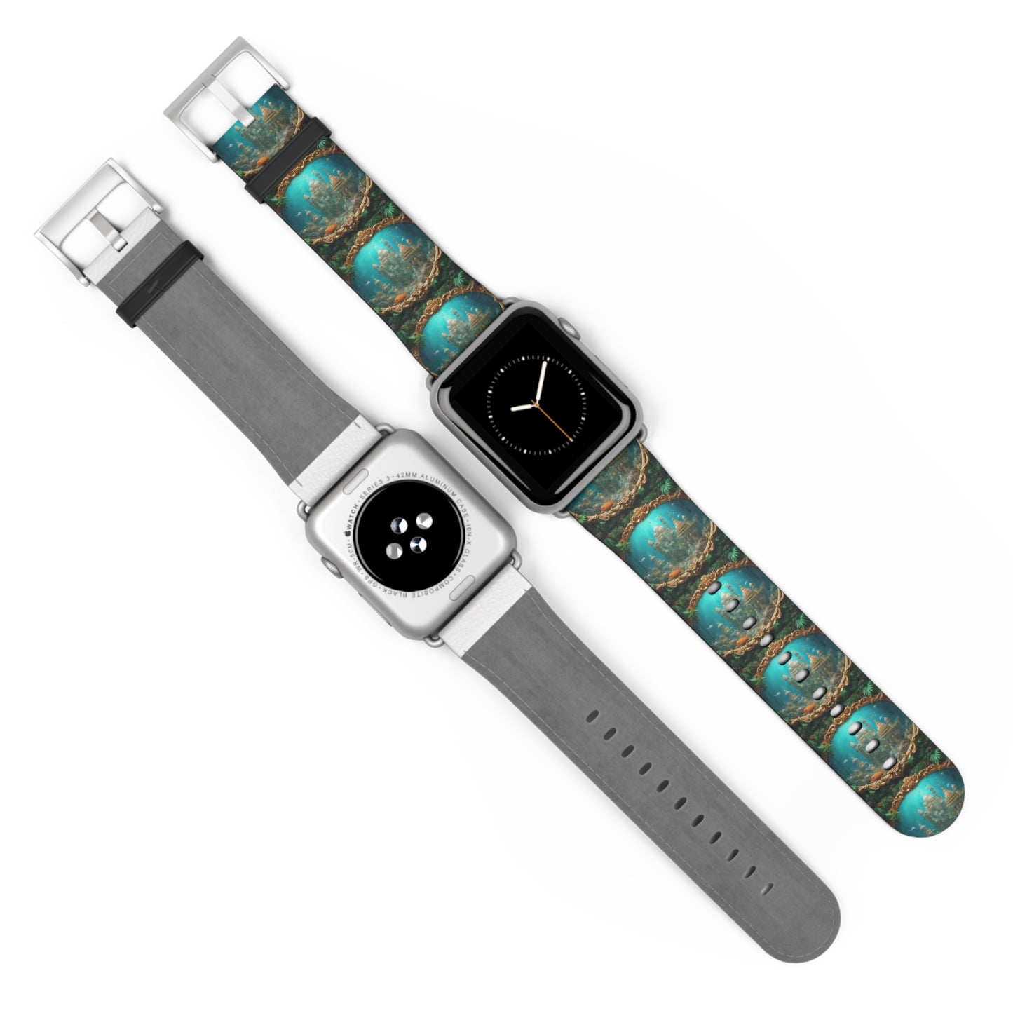 Apple Watch Band - Mermaid Palace, Aegean Sea, Vertical