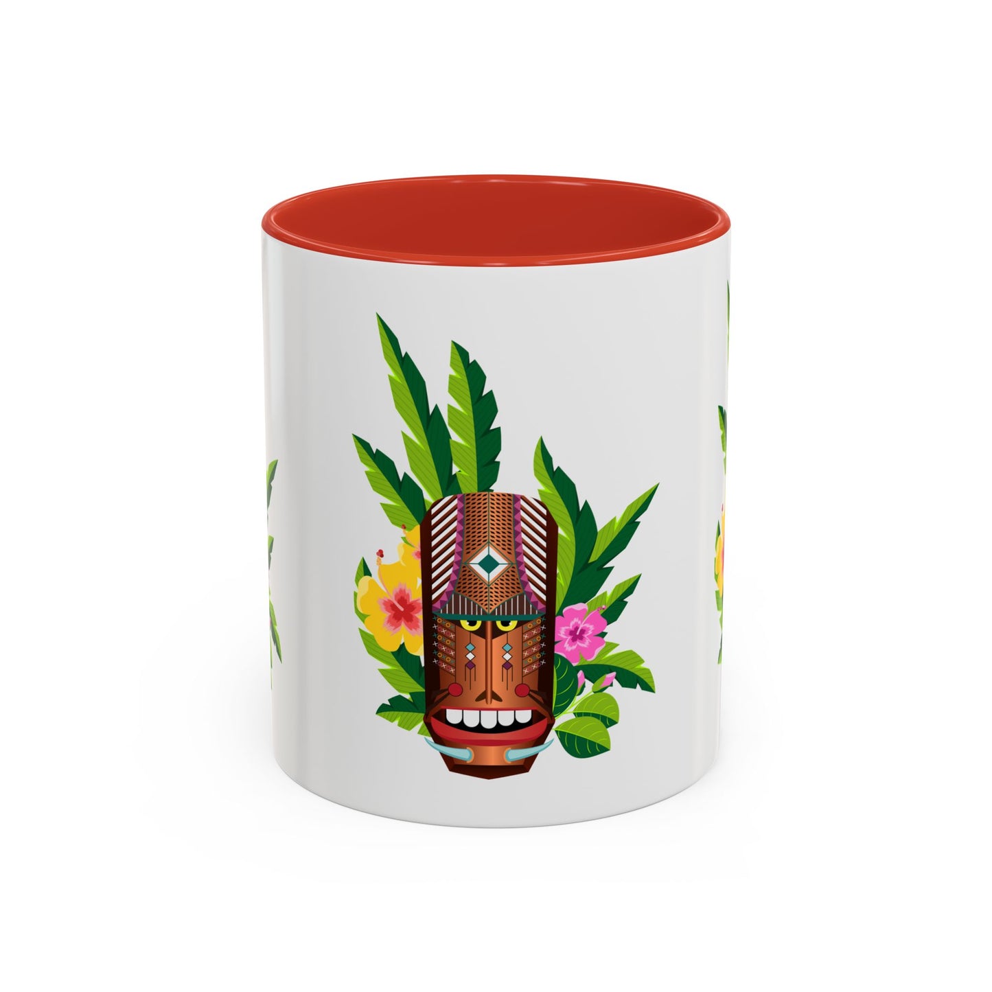 Accent Coffee Mug (11, 15oz), 8 Colors - Tiki Boss Loika