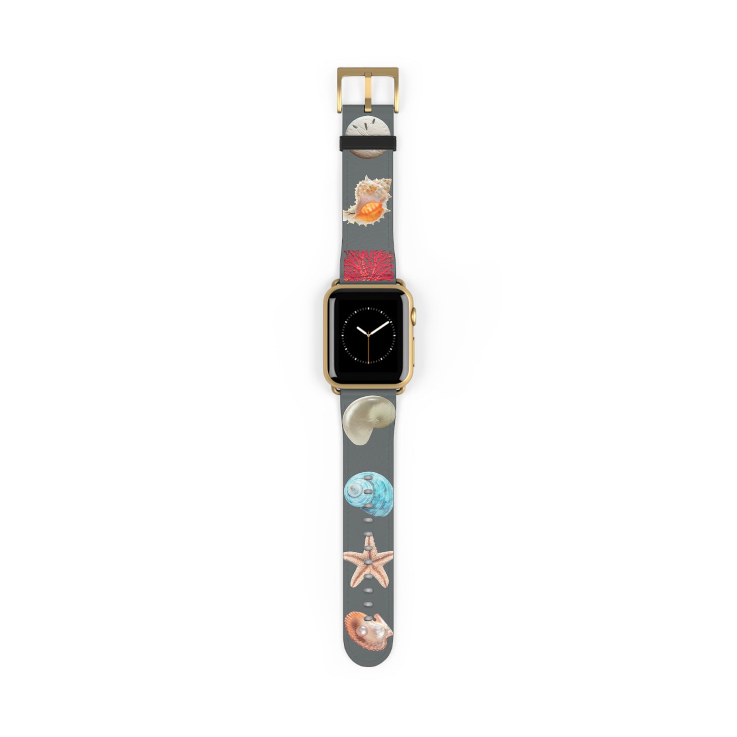 Apple Watch Band - Real Seashell Collection, grey