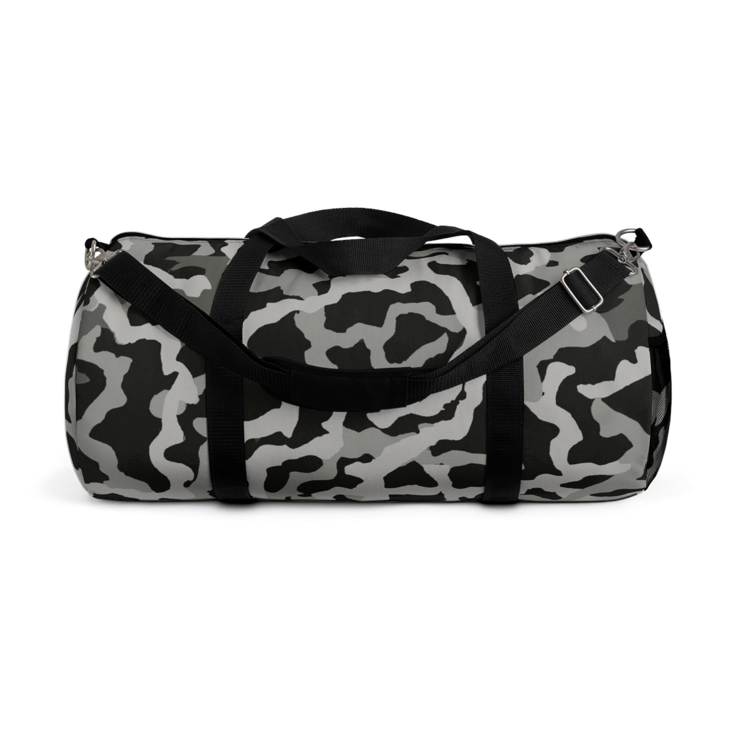 Tropical Duffel Bag - Perfect for Travel and Gym / Coral Threads, Noir