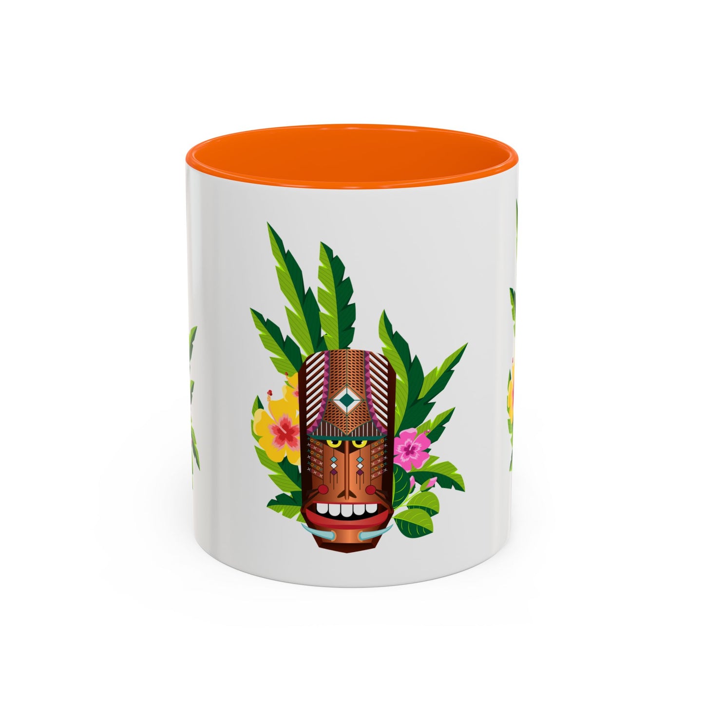 Accent Coffee Mug (11, 15oz), 8 Colors - Tiki Boss Loika