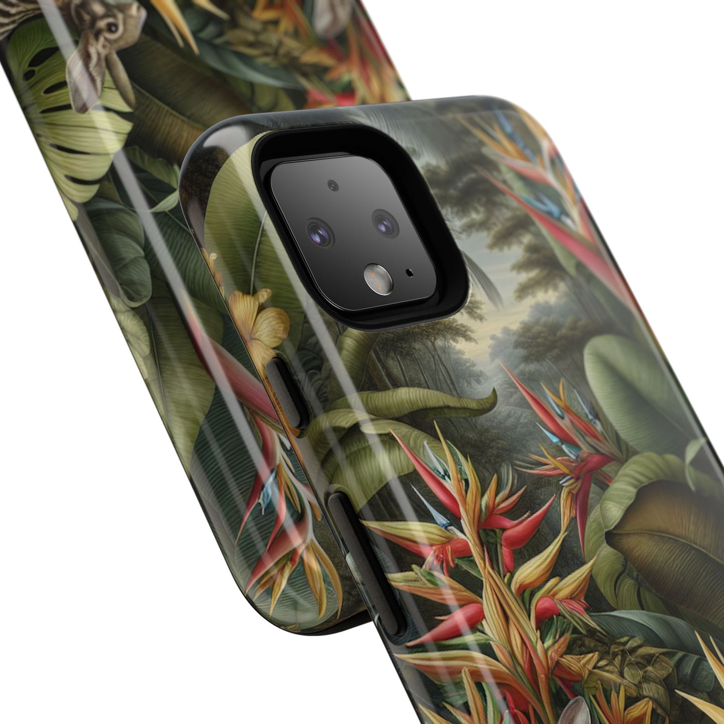 Rainforest Rabbit Outing Phone Case - Tough Cases with Summer Vibe