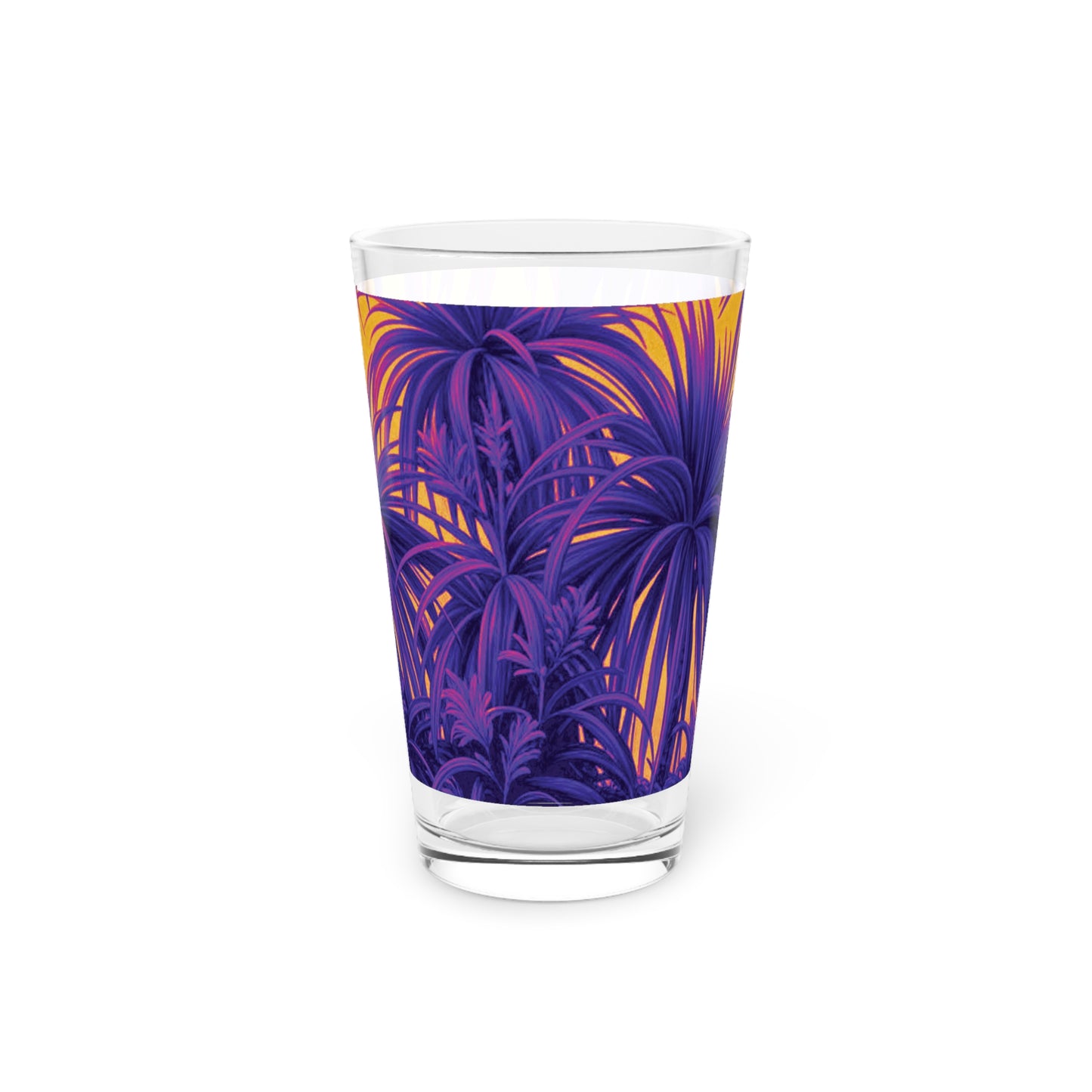 Pint Glass, 16oz - Tiny Palm Island Pop