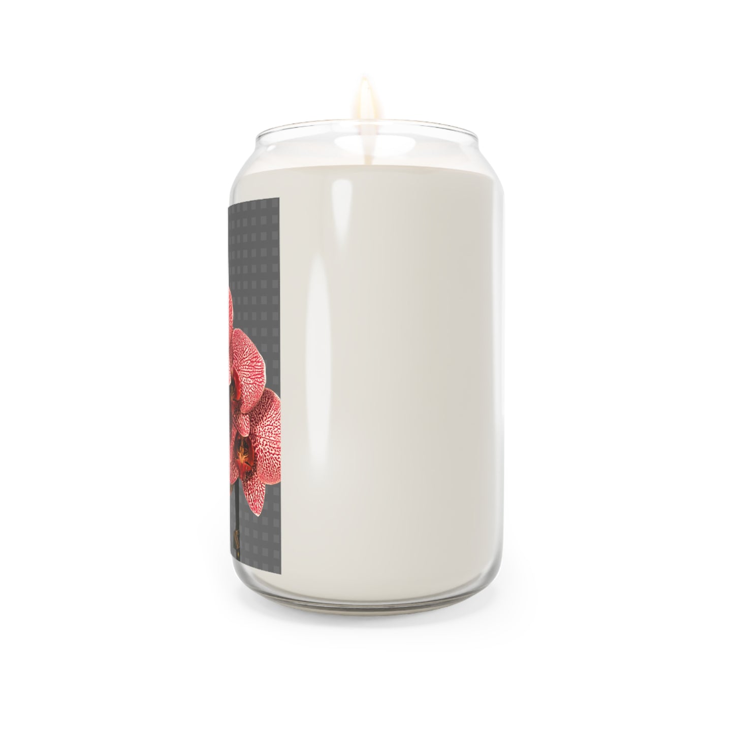 Scented Candle, 13.75oz - Red Orchid | Grey Wicker