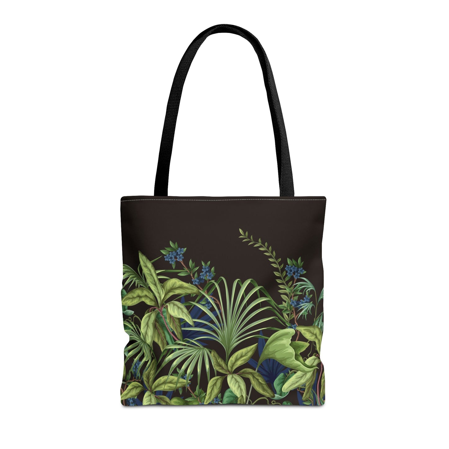 Tropical Midnight Jungle Tote Bag - 3 Sizes